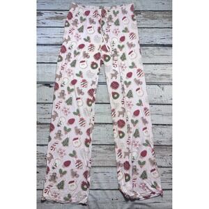 CADEN LANE Pink Christmas Bamboo Pajama Pants Bottoms Women's size M